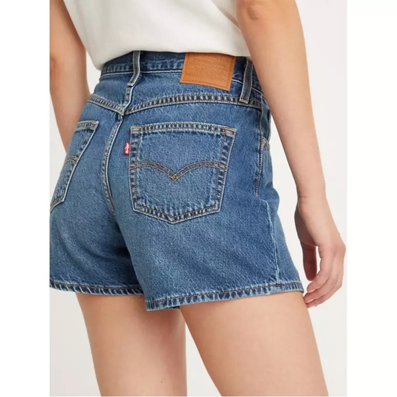 Levi’s 80s Mom Denim Shorts NWT You Sure Can - Medium Wash - Picture 4 of 7